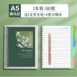 Carnet de notes a5 / b5 a feuilles mobiles, rechargeable 3 pouces en option, agenda 2022 planificateur, ...