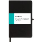 Carnet de notes a5 lign, couverture rigide carnet a5 classique en papier ivoire, 240 pages, 80g / m ...
