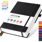 Carnet de notes a5 lign en cuir - 320 pages - carnet epais - pour le travail, l'criture, les notes, ...