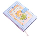 Carnet de notes a5 en pu avec bande dessine pour fille, avec signet a ruban, fermeture magntique, idal ...
