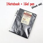 Carnet de notes a6 pour petites entreprises, en cuir, style r�tro, bloc - notes d'apprentissage au bureau, ...