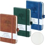 Carnet de notes, cahier a6 page blanche, vert marron bleu, 3 paquet, cahier de note, carnet de voyage, ...