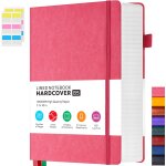 Carnet de notes classique lign, journal cahier en cuir a couverture rigide de 320 pages, bloc notes ...