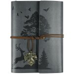 Carnet de notes en cuir rechargeable unique pour garons, filles, adolescents, agenda de voyage lign ...