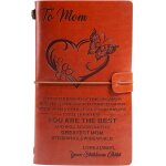 Carnet de notes en cuir vintage avec pages vierges, rechargeable pour femmes et filles. parfait comme ...