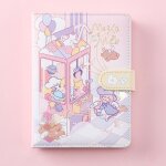 Carnet de notes a la page int�rieure couleur kawaii, avec dessin anim� imprim�, couverture en pu, livre ...