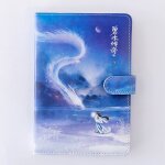 Carnet de notes kawaii avec page int�rieure en couleur, style chinois, carnet de notes cr�atif a couverture ...