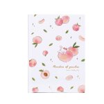 Carnet de notes lapin p�che a couverture rigide, carnet de notes mignon pour filles, journal intime, ...