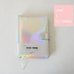 Carnet de notes au laser rose mignon kawaii, planificateur, scrapbook, couverture souple, fournitures ...