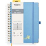 Carnet de notes lign a5 spirale, cahier couverture rigide, bullet journal avec 141 pages numrotes, ...