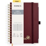 Carnet de notes lign a5 spirale, cahier couverture rigide, bullet journal avec 141 pages numrotes, ...