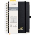 Carnet de notes lign a5 spirale, cahier couverture rigide, bullet journal avec 141 pages numrotes, ...