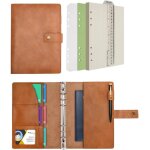 Carnet de notes rechargeable en cuir - papier a pois intrieur en cuir vritable pour le travail de voyage ...