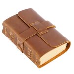 Carnet de notes r�tro en cuir epais pour hommes et femmes, carnet de notes pour planificateur, carnet ...