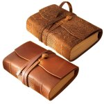 Carnet de notes r�tro en cuir fait a la main 83xc, carnet de croquis avec sangle, cadeau pour femmes ...