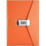 Carnet de notes avec serrure cod, cahier de journal secret en cuir pu, a5 mot de passe journal de voyage ...