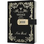 Carnet de notes avec serrure a combinaison - journal intime avec cadenas - cahier journal bloc - notes ...