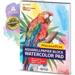 Carnet de papier peinture aquarelle a4 300g - bloc de 20 feuille a dessin et a esquisse professionnelle ...