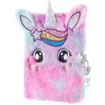 Carnet peluche licorne - scintillant licorne journal pour filles enfants cadeau broderie a5 secret cahier ...