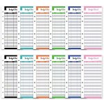 Carnet de reliure projecteur en cuir pu, ensemble de systme d'enveloppes de trsorerie, poches de reliure, ...