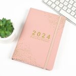Carnet rose el�gant - papier durable, format portable, id�al pour la prise de notes, la journalisation ...