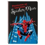 Carnet spiderman hero noir a4 80 volets