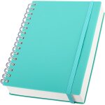 Carnet spirale a5 - 1 pice bleu lac cahier lign - bloc note a5 15. 5x20. 9cm - 300 pages / 150 feuilles ...