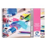 Carnet a spirales techniques mixtes 300 g sur m