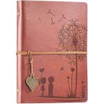 Carnet de voyage a5 carnet?marron? de notes voyage diary notebook croquis dessin rechargeable journal ...