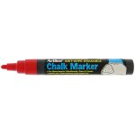 Carpentras sign lot de 3 marqueurs craie liquide  epw - 4  effaable a sec pointe conique 4 mm rouge