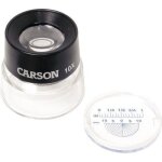 Carson lumiloupe loupe optique avec r�ticule de mesure a clipser grossissement 10x