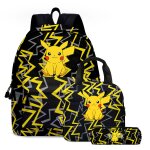 Cartable eleve pokemon animal de compagnie elfe pikachu pikachu dessin anim animation collgiens et ...