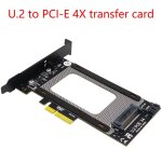 Carte adaptateur 4x pour nvme u2, 3. 0 pouces, vers pci - e sff - 8639 4x, 2. 5