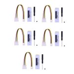 Carte d'adaptation m. 2 vers pci - e 4x, cl� m2 vers pcie x4, avec indicateur de tension led, pour le ...