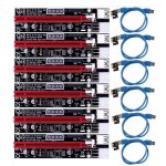 Carte d'alimentation pci - e 3 en 1, cble d'extension led sata 15 broches, 4 broches 6 broches, pcie ...