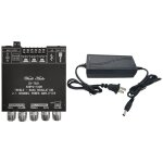 Carte d'amplificateur de caisson de basses bluetooth zk - tb21 5. 0, 50w x 2 + 100w, 2. 1 canaux audio ...