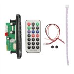 Carte dcodeur de lecteur mp3 avec amplificateur 2x40w, 12v, bluetooth 5. 0, 80w, module radio fm pour ...