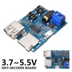 Carte d�codeur mp3, amplificateur int�gr�, module de lecteur audio, prend en charge le format mp3, carte ...