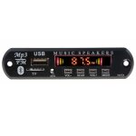 Carte dcodeur mp3, radio fm, module aux usb, bluetooth, 3. 5mm, rcepteur audio pour voiture, kit pour ...
