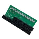 Carte de d�rivation 1600w pour ethereum eth zec, adaptateur d'alimentation pour serveur, gpu psu 10x6pin ...
