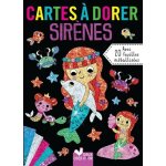 Cartes a dorer sirnes - avec 20 feuilles mtallises