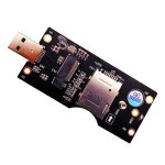 Carte d'extension de cl� b vers usb 3. 0, avec fente pour carte sim 8 broches, pour module wwan / lte ...