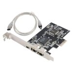 Carte d'extension firewire 1394, carte d'extension firewire pcie a 3 ports 1394a, contr�leur adaptateur ...