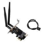 Carte d'extension wi - fi pour ngff pcie a m. 2, adaptateur de carte rseau compatible bluetooth, nouveau ...