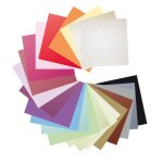 Carte faire part pollen 210g 160 x 160mm par 25 chamois