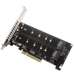 Carte mère a double disque nvme m. 2 mkey ssd raid, carte d'extension pci - e pour accélérer, new - pci ... Carte mère a double disque nvme m. 2 mkey ssd raid, carte d'extension pci - e pour accélérer, new - pci ...
