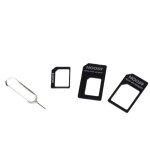 Carte nano sim 4 en 1, adaptateur micro standard pour iphone, samsung 4g lte, routeur usb sans fil Carte nano sim 4 en 1, adaptateur micro standard pour iphone, samsung 4g lte, routeur usb sans fil