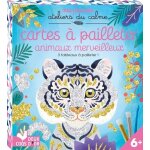 Cartes a pailleter animaux merveilleux - avec 3 tableaux, 1 spatule, 2 tubes de paillettes Cartes a pailleter animaux merveilleux - avec 3 tableaux, 1 spatule, 2 tubes de paillettes