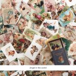 Cartes en papier kraft r�tro, 100 pi�ces, pour d�coration, papeterie, bloc - notes, bloc - notes