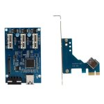 Carte pci express new - pci e1 a 3, 1x slot riser, mini itx vers externe, adaptateur de slot pci - e, ... Carte pci express new - pci e1 a 3, 1x slot riser, mini itx vers externe, adaptateur de slot pci - e, ...